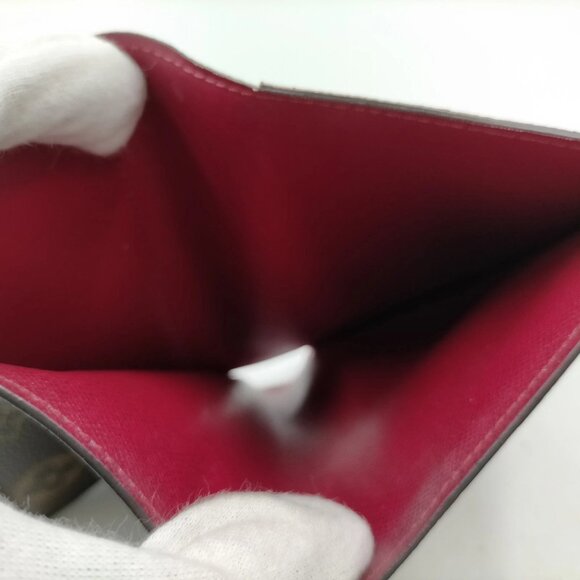 Authentic Louis Vuitton Brown Monogram Leather Wallet mn520-113025 - Picture 8 of 9